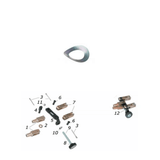 Undulated Washer Brake Equalizer System Shifter Racing Go Kart