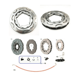 VEN05 Rear Brake Rotor Steel / Iron CKR CRG Racing Go Kart