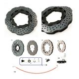 VEN05 Rear Brake Rotor Ceramic CKR CRG Brake System Kart