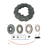 VEN05 Ceramic Front Brake Rotor CKR CRG Racing Go Kart Brake