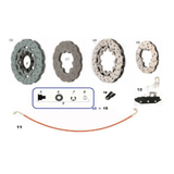 VEN05 Brake System Complete Diagram CKR CRG Racing Kart