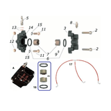 VEN05 Front Brake Caliper Racing Kart Diagram