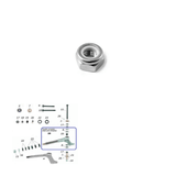 M8 Spindle KingPin Retention Nut Nylock