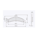 Comp-Kart-Cadet-Brake-Pads-Schematic