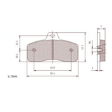 Righetti-and-Margay-Brake-Pads-Fits-MCP-Caliper