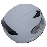 Zamp-FS-9-Solid-Motorcycle-Helmet-Matte-Gray-Rear