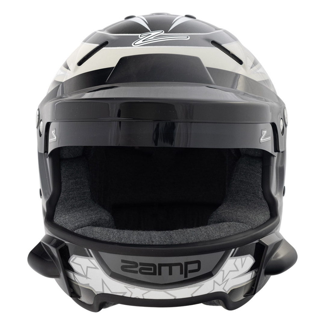 Zamp-RL-70E-Auto-Helmet-Gray-Light-Gray-Graphic