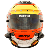 Zamp-RZ-70E-Motorcycle-Helmet-Yellow-Orange-Graphic