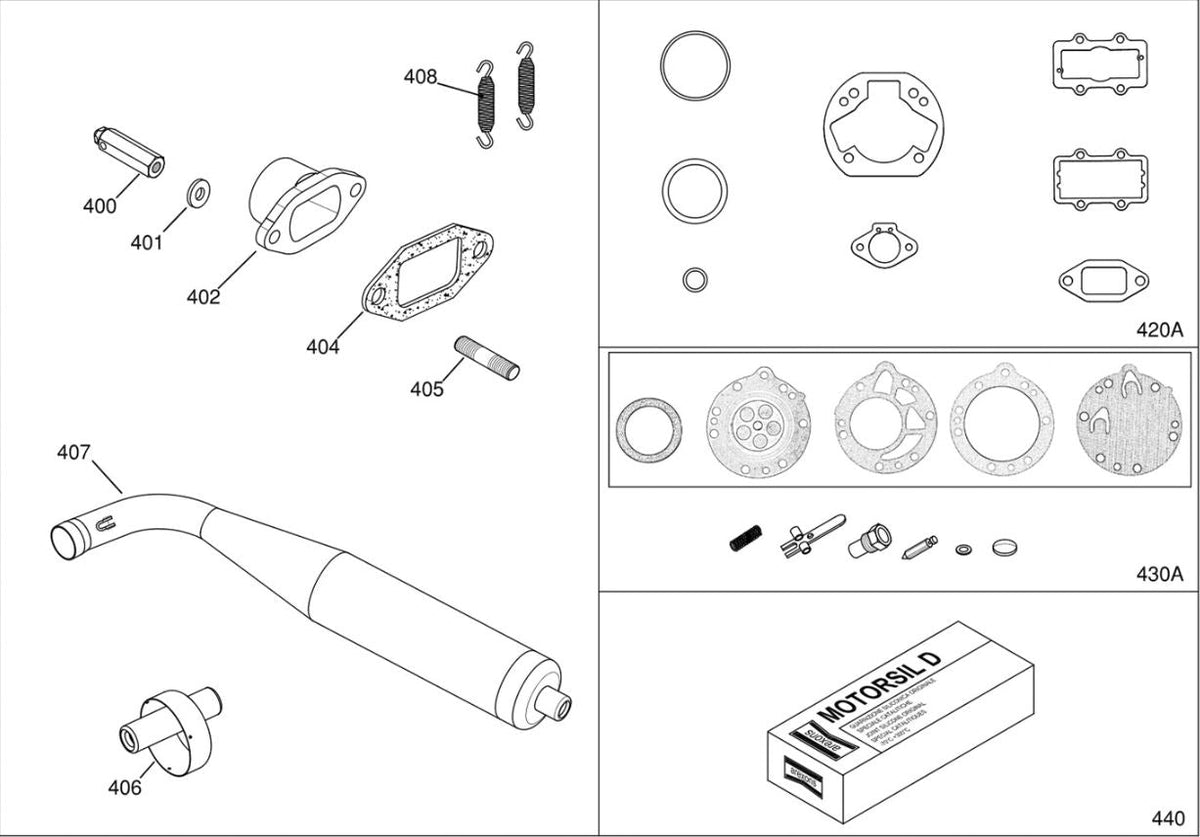 IAME-KA-100-Exhaust-Parts