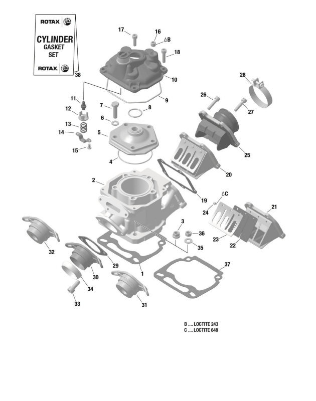 240072 33 | ALLEN SCREW ISO 4762- M8X20-8.8 Rotax