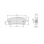 All Kart Rear Brake Pads