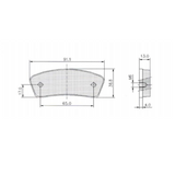 All Kart Rear Brake Pads