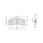 Biesse_Kart_Brake_Pads_Diagram_Technical