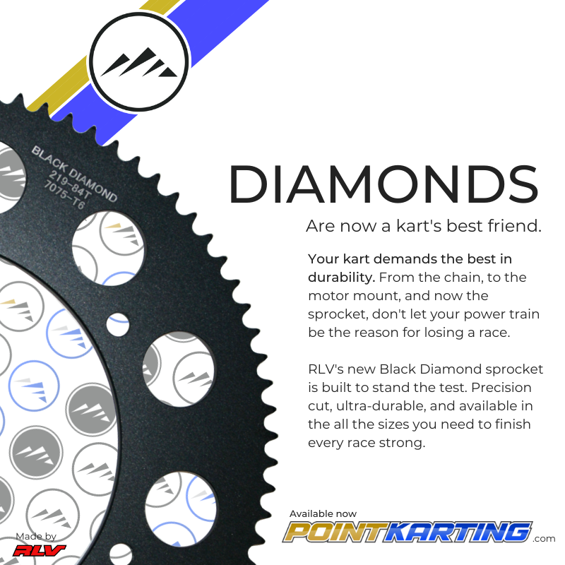 RLV #219 "Black Diamond" Sprockets (One Piece)