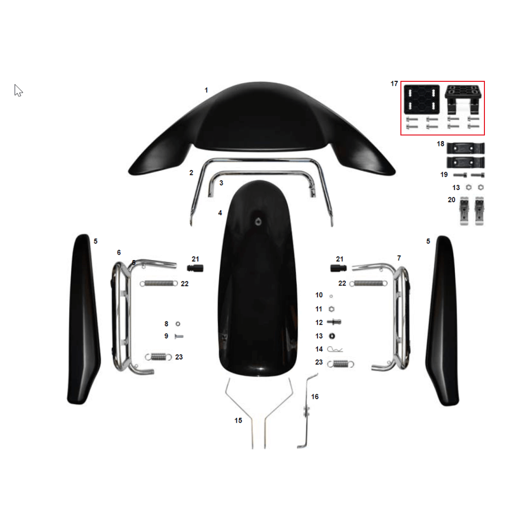 SC0.5341D-CRG-BODYWORK-MK-20-Front-fairing-support-upper-mini-MK20-right