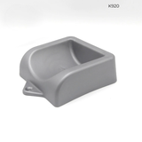 Foot-Rest-Kart-Plastic-Floortray-Silver