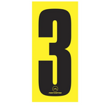 Individual Yellow Kart Numbers