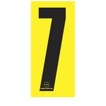 Individual Yellow Kart Numbers