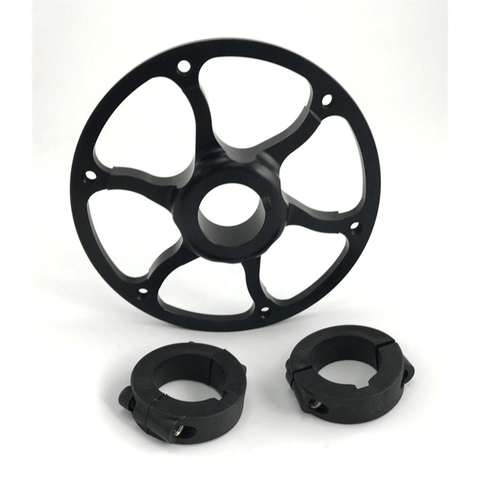 TARGET-1-1 / 4" Floating Sprocket Hub, Black-KM125F