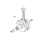 IAC-00100-Crankcase-And-Crankshaft-crankshaft-assy-ka-100