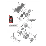 650476 | 16 | Crankcase Gasket - Side Cover | Rotax