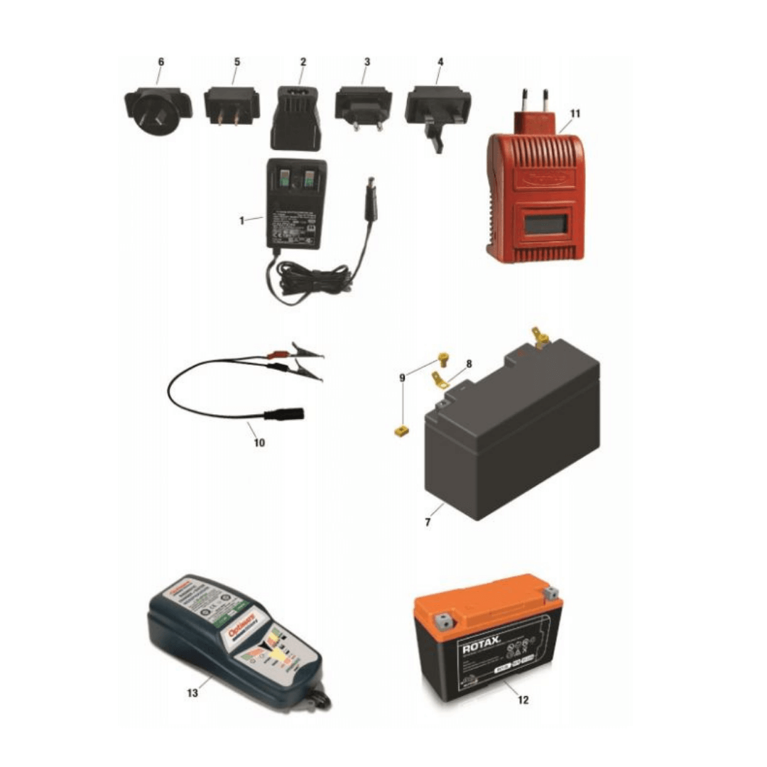 265148-BATTERY-CHARGER-Rotax-Kart-Engine