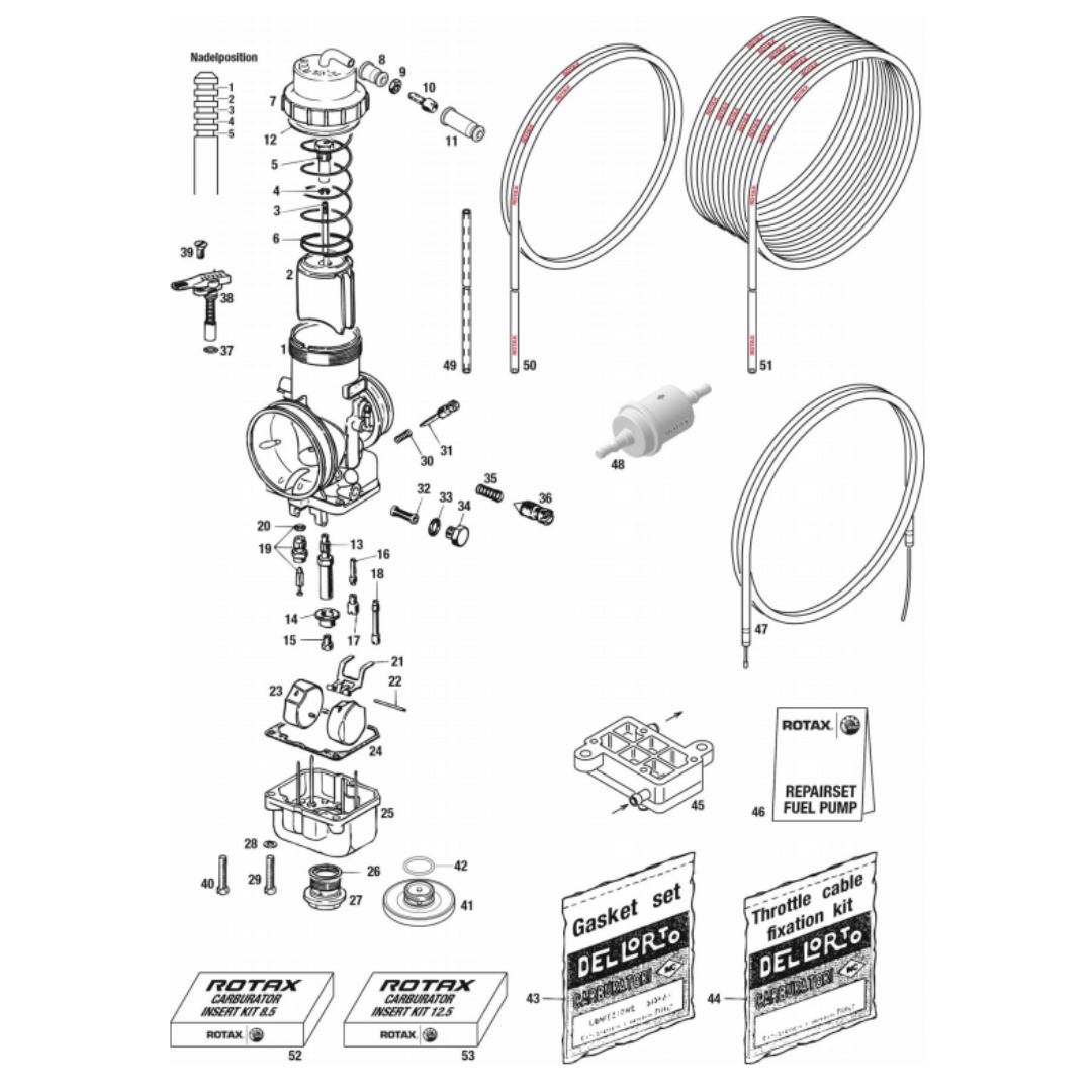 262042 13 | NEEDLE JET DP 267 ROTAX