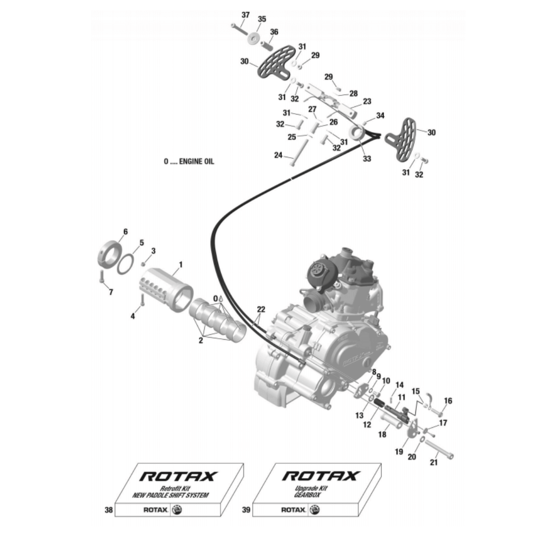 281870 1-4 | COUPLING FLANGE SET ROTAX