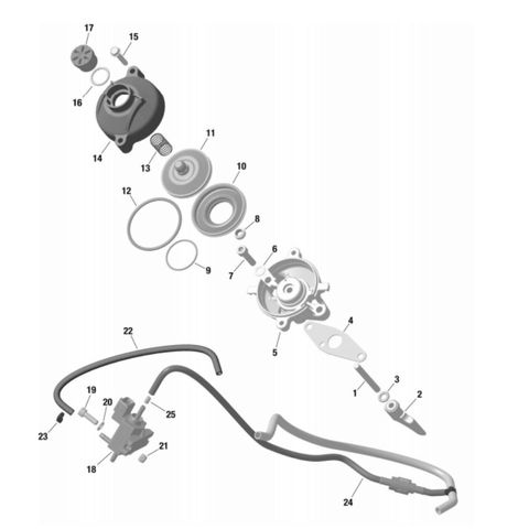 842030 21 | LOCK NUT M5 ROTAX