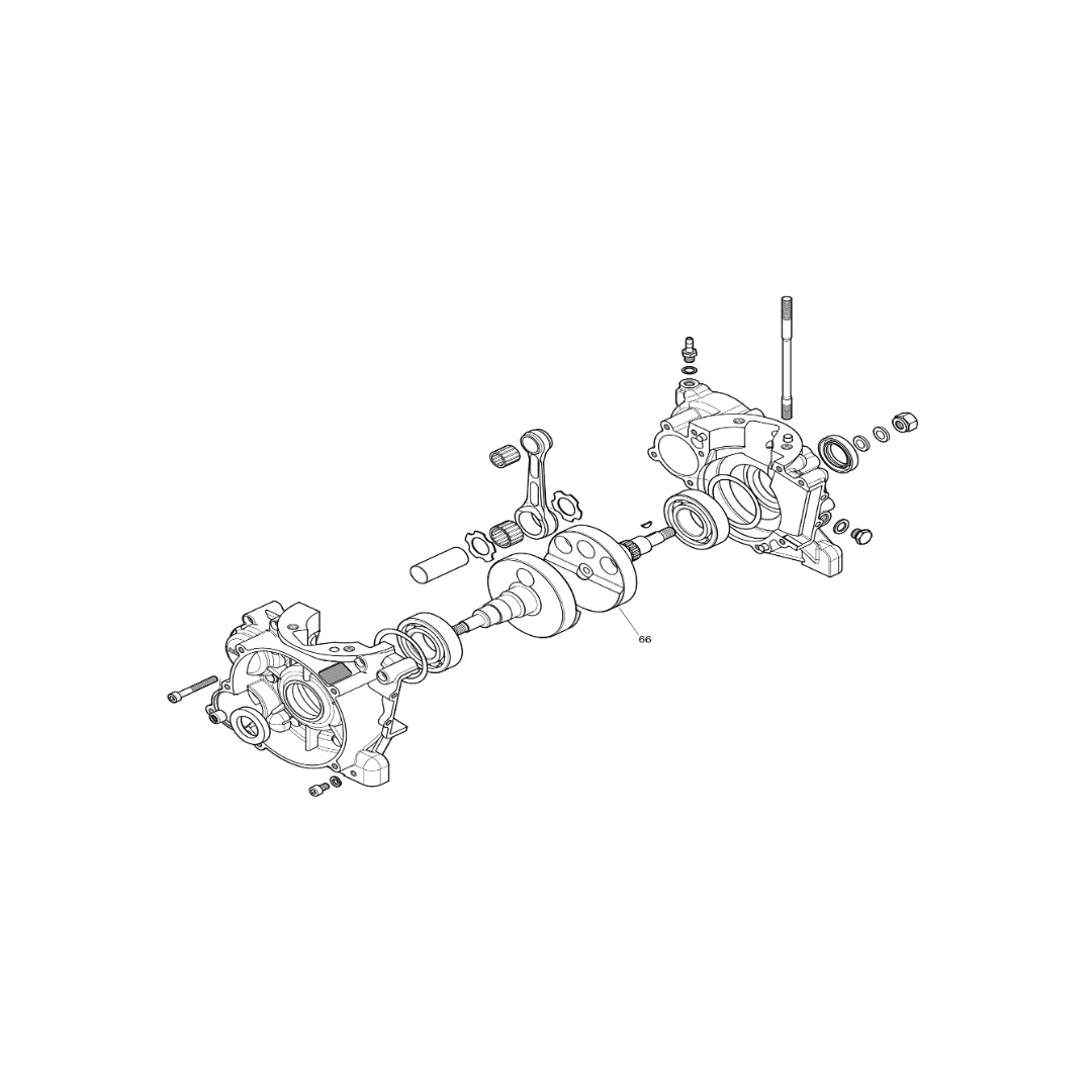 X30125390-Crankcase & Crankshaft-magn-s-h-crankshaft-x-30