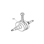 X30125617-Crankcase & Crankshaft-complete-crankshaft-x-30-2020-and-older