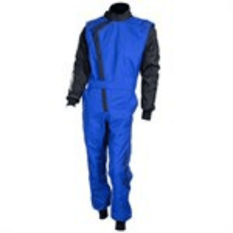 Zamp ZK-40 Adult Kart Race Suit Blue / Black-ZHZK40BBS