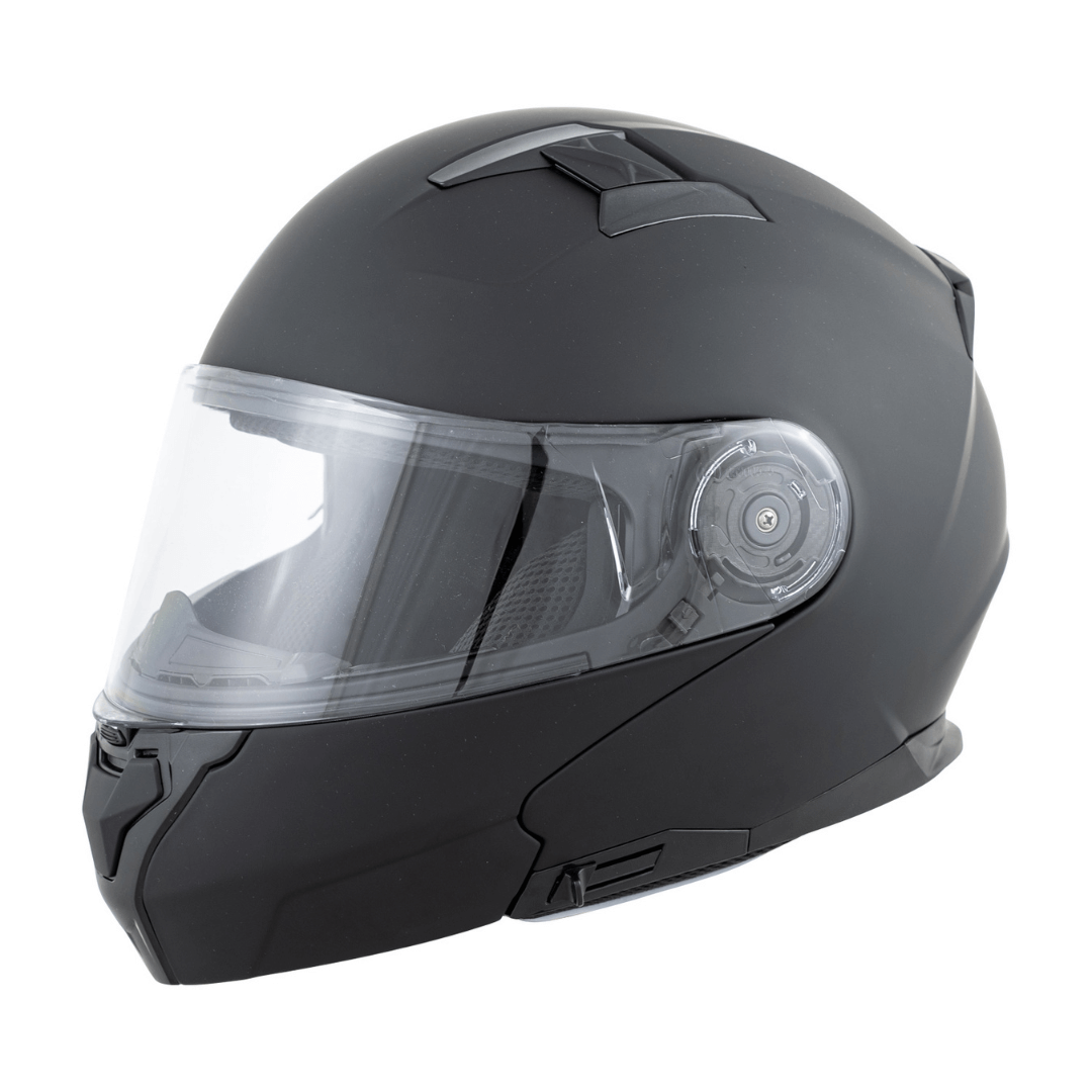 Zamp-FL-4Solid-Motorcycle-Helmet-Matte-Black