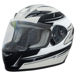 Zamp-FS-9-Motorcycle-Helmet-Silver-Black-Matte-Graphic