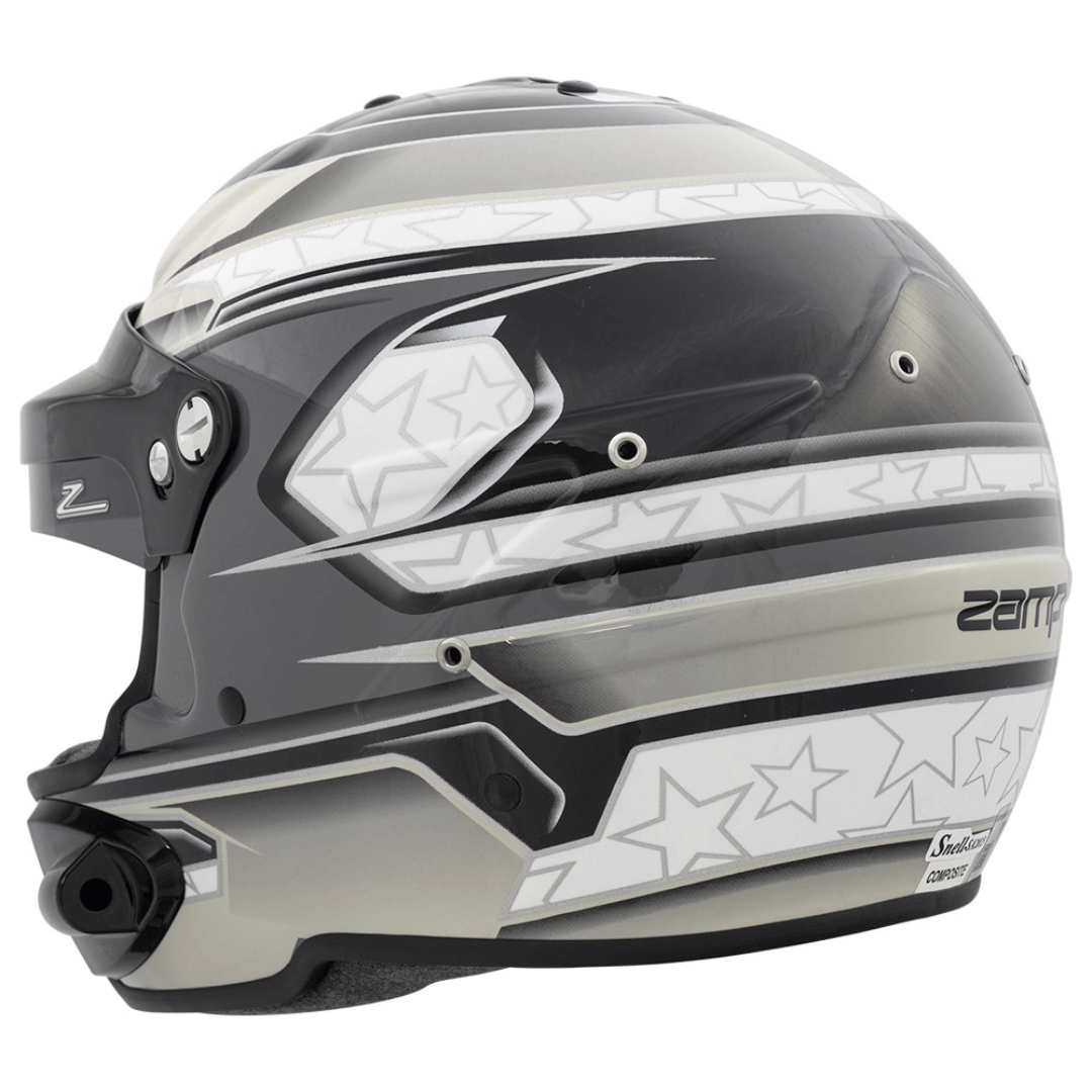 Zamp-RL-70E-Auto-Helmet-Gray-Light-Gray-Graphic