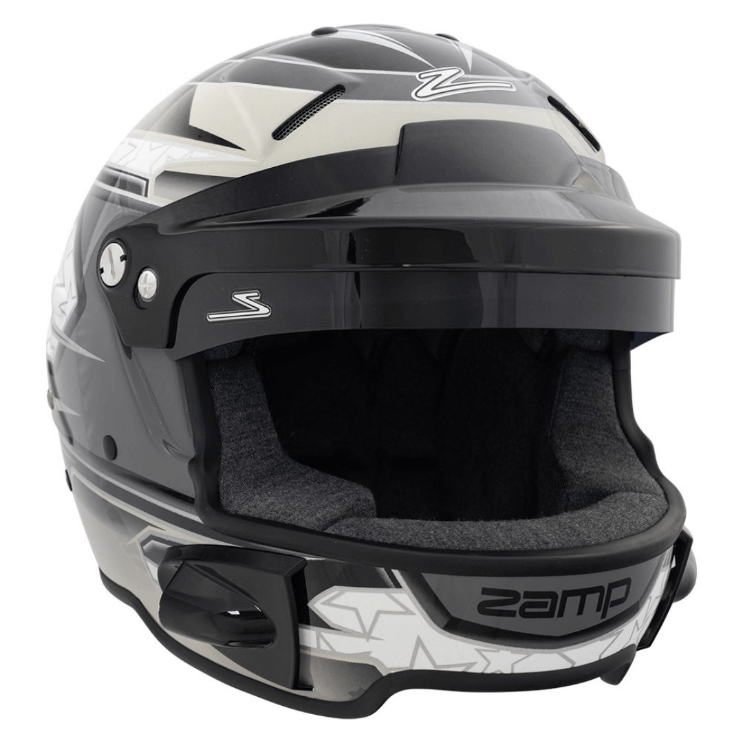 Zamp-RL-70E-Auto-Helmet-Gray-Light-Gray-Graphic