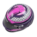 Zamp-RZ-62-Karting-Helmet-Pink-Purple-Graphic-Top