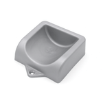 Foot-Rest-Kart-Plastic-Floortray-Silver